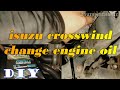 How to change engine oil || ISUZU CROSSWIND @jovitsfadero