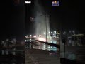 Water Pipeline Bursts in Torse, Leaving Roads Flooded and Muddy