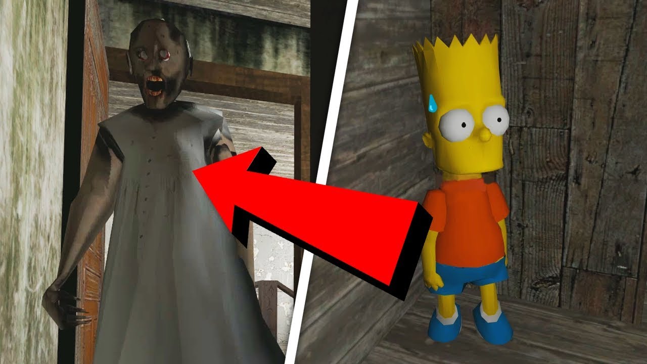 GRANNY VS BART SIMPSON!