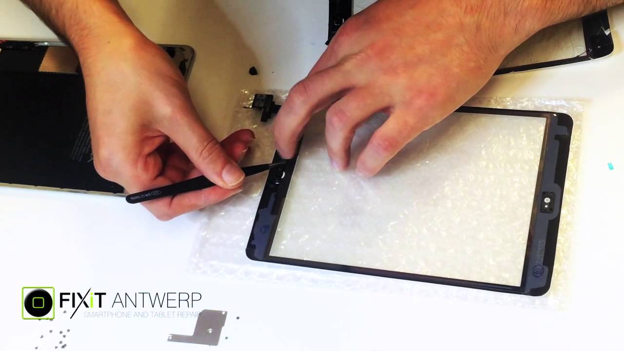 iPad mini glas/digitizer repair, disassembly, assembly YouTube
