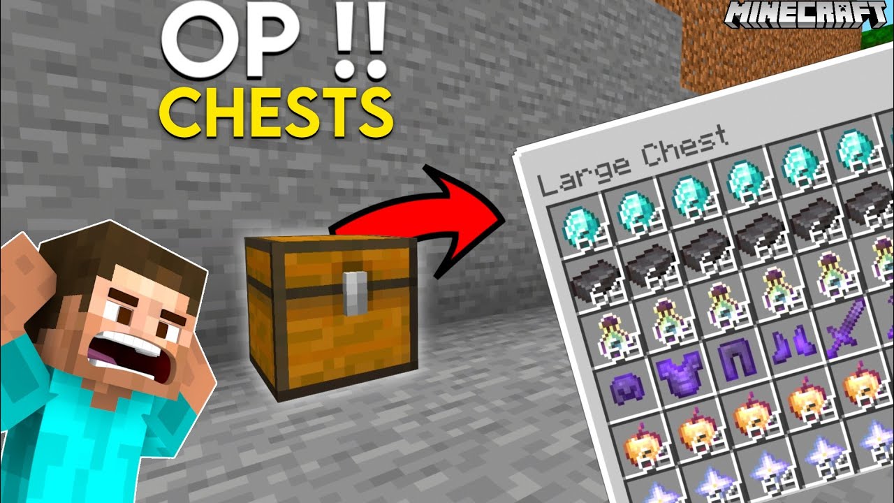Minecraft, But Chests Give OP Items..... YouTube