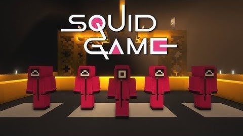 Postavil jsem TAJNÝ Squid game barák v Minecraftu😱 Minecraft #1
