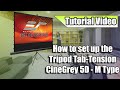 How to setup the Tripod Tab-Tension CineGrey 5D® –M Type