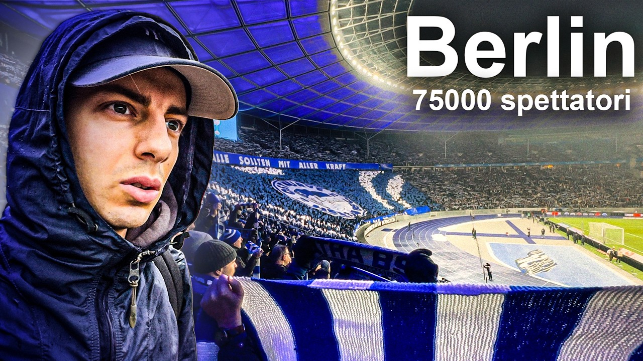 95 anni senza titoli ma 75mila spettatori in SERIE B! 🇩🇪⚽️ 24h nel calcio Berlinese