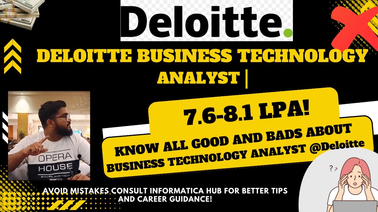 Business Technology Analyst (7.6 LPA) at Deloitte | Know Before you ...