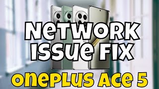 Celebrity Oneplus Ace 5 Network Problem / Mobile data not working || Network issue fix Profile