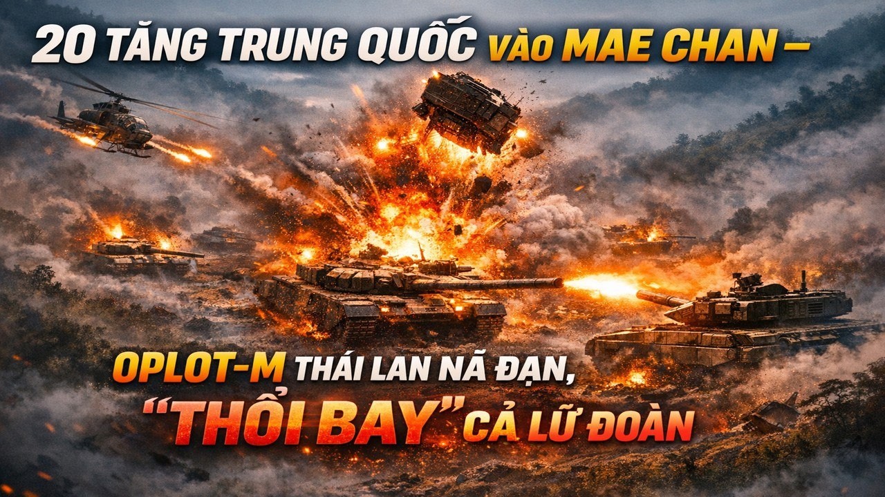 20 TĂNG TRUNG QUỐC VÀO MAE CHAN - OPLOT-M THÁI LAN NÃ ĐẠN, 