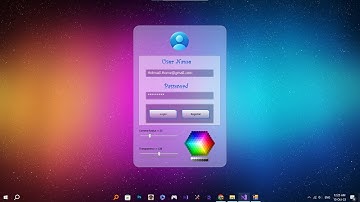 How to create Login form in C# 2024 WinForms Rounded Transparent Form Advanced Free Open Source Code