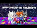 Hice este edit de gacha club para conmemorar el sexto aniversario de la pelicula de Zootopia UwU