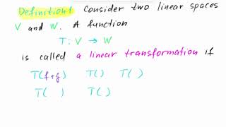 Dan Herbatschek  - Linear Transformations, Image, Kernel, Rank, Nullity