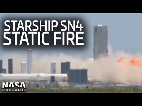 Starship SN4 static fire testing LIVE from Boca Chica