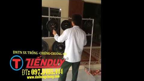 BẢN NHẠC ĐƯỢC ĐÁNH BẰNG CỒNG CHIÊNG TÂY NGUYÊN