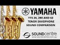 Yamaha Student Tenor Saxophone Sound Comparison