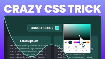 Let Users Pick ANY Color and Your WHOLE Website CHANGES!