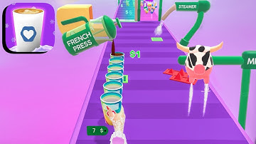 COFFEE STACK GAMEPLAY | ALL LEVELS 39-40