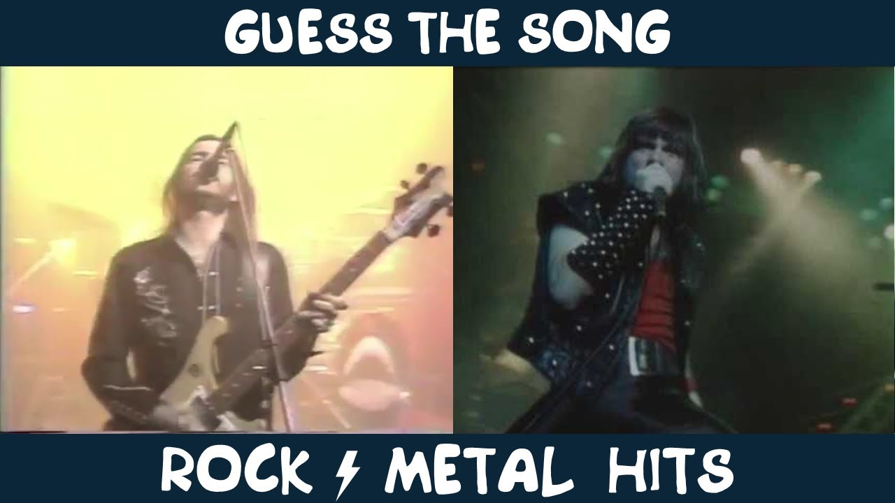Угадай хиты зарубежного рока GUESS THE SONG ROCK & METAL MUSIC QUIZ