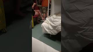 barefoot girl 23 barefoot on train