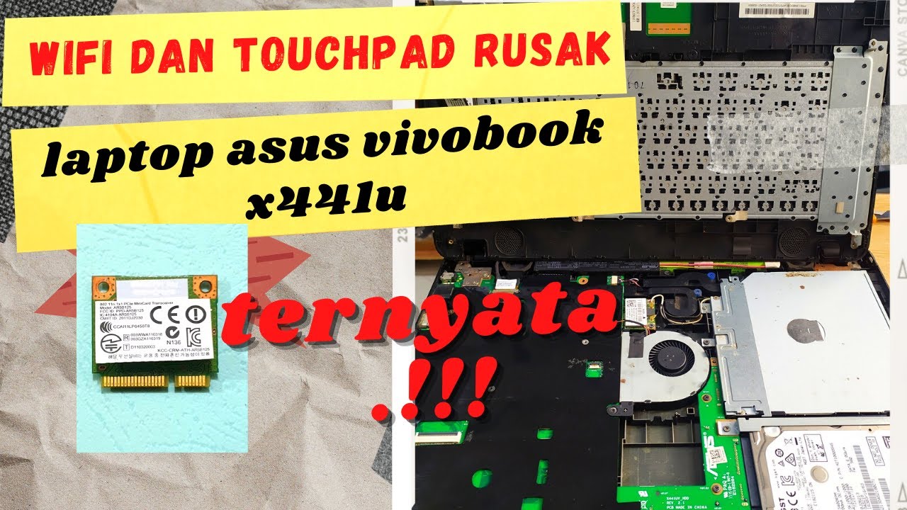 Cara memperbaiki laptop wifi dan touchpad rusak komplikasi tidak perlu