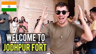 FOREIGNER starts DANCE PARTY inside Jodhpur Fort 🇮🇳 screenshot 3