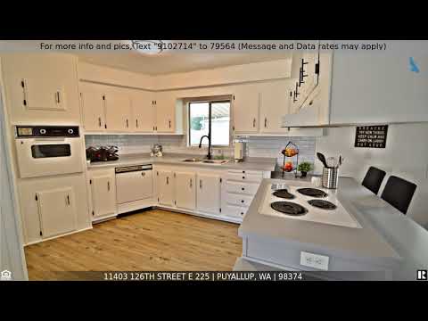11403 126th Street E 225, Puyallup, WA home video tour