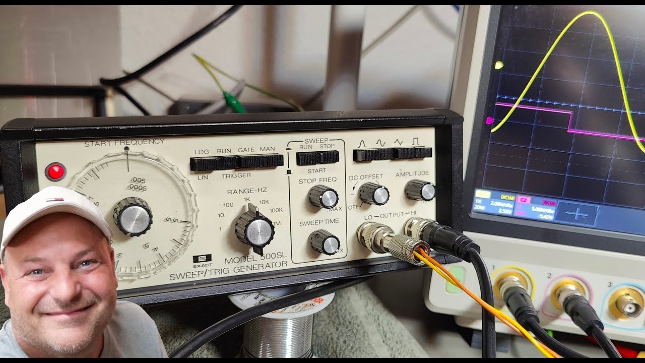 Exact Model 500SL Sweep Trig Function Generator 1Hz - 1MHz 1981 - YouTube