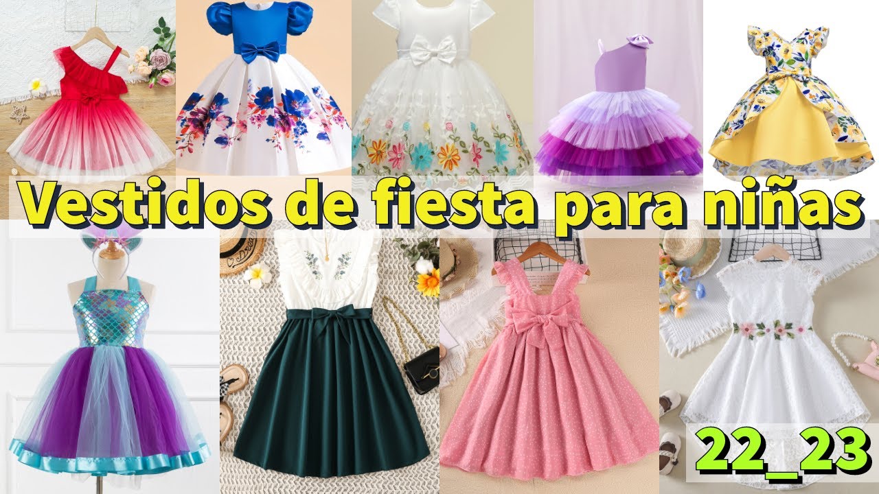 5 modelos de vestidos para niñas en el 2023