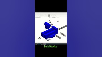 Machine vise SolidWorks animation #solidworks #holewizard  #animation #shorts #automobile