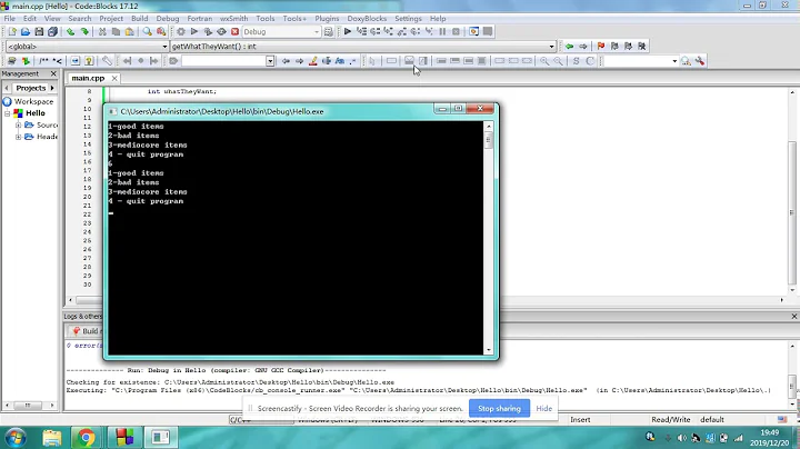 C++ Log / File Program