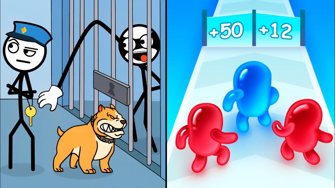 🔥 Join Blob Clash 3D vs Thief Puzzle | Hard Level Challange | Full Gameplay 🔥🎮