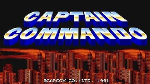 Captain Commando (Arcade/US 2-Player Version)