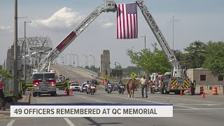 Remembering 49 fallen officers at the Quad Cities law enforcement memorial