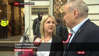 Janet Skinner, Lee Castleton Attending Paula Vennells Hearing On BBC Breakfast [22.05.2024]