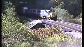 CSX at Falls Cut on Sandpatch-October 7,1996