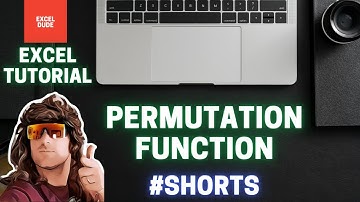 #shorts Permutations Function Microsoft Excel Tutorial