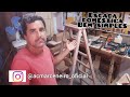 Como fazer uma escada dobravel muito facil/how to make a ladder simple..../como hacer una escalera