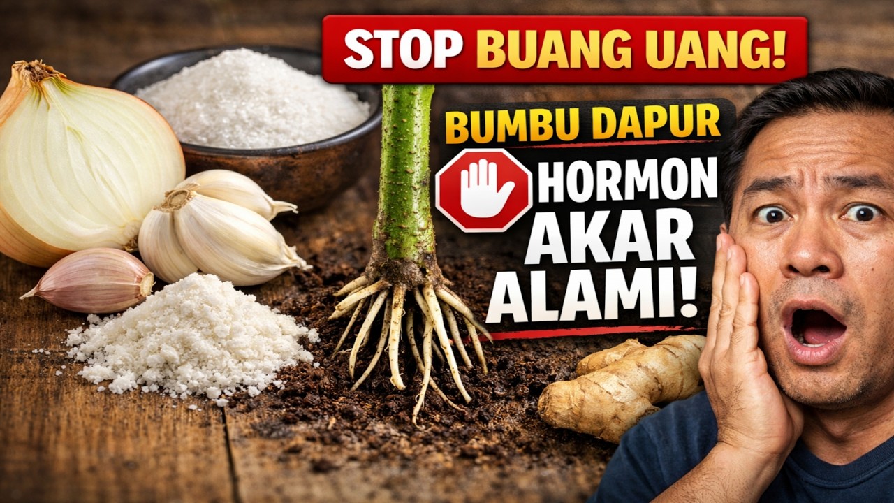 STOP BUANG UANG! 5 Bumbu Dapur Ini Ternyata Hormon Akar Alami Paling Ampuh & GRATIS!