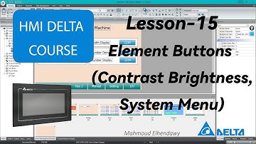 15- DIAScreen Element Buttons (Contrast Brightness, System Menu)