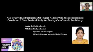 SHAHITHA BANU || Risk Stratification of Thyroid Nodules using TIRADS
