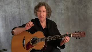 Sample: Blues in A (Several Ways), Taught by Mary Flower: chords