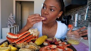 SEAFOOD BOIL MUKBANG (EATING SHOW)