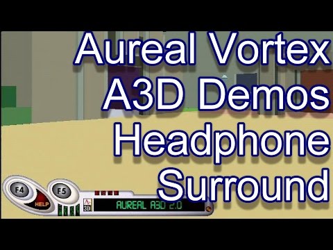 Aureal Vortex A3D Demos Headphones Surround