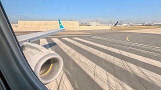 Air Dolomiti Embraer E195 takeoff from Frankfurt - 4K