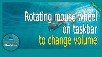 Computer Tips - Change volume by rotating mouse wheel on taskbar / using hotkeys - Computer Hacking