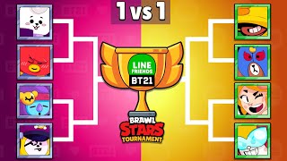 Who is The BT21 or Line Friends Brawler? | Brawl Stars Tournament