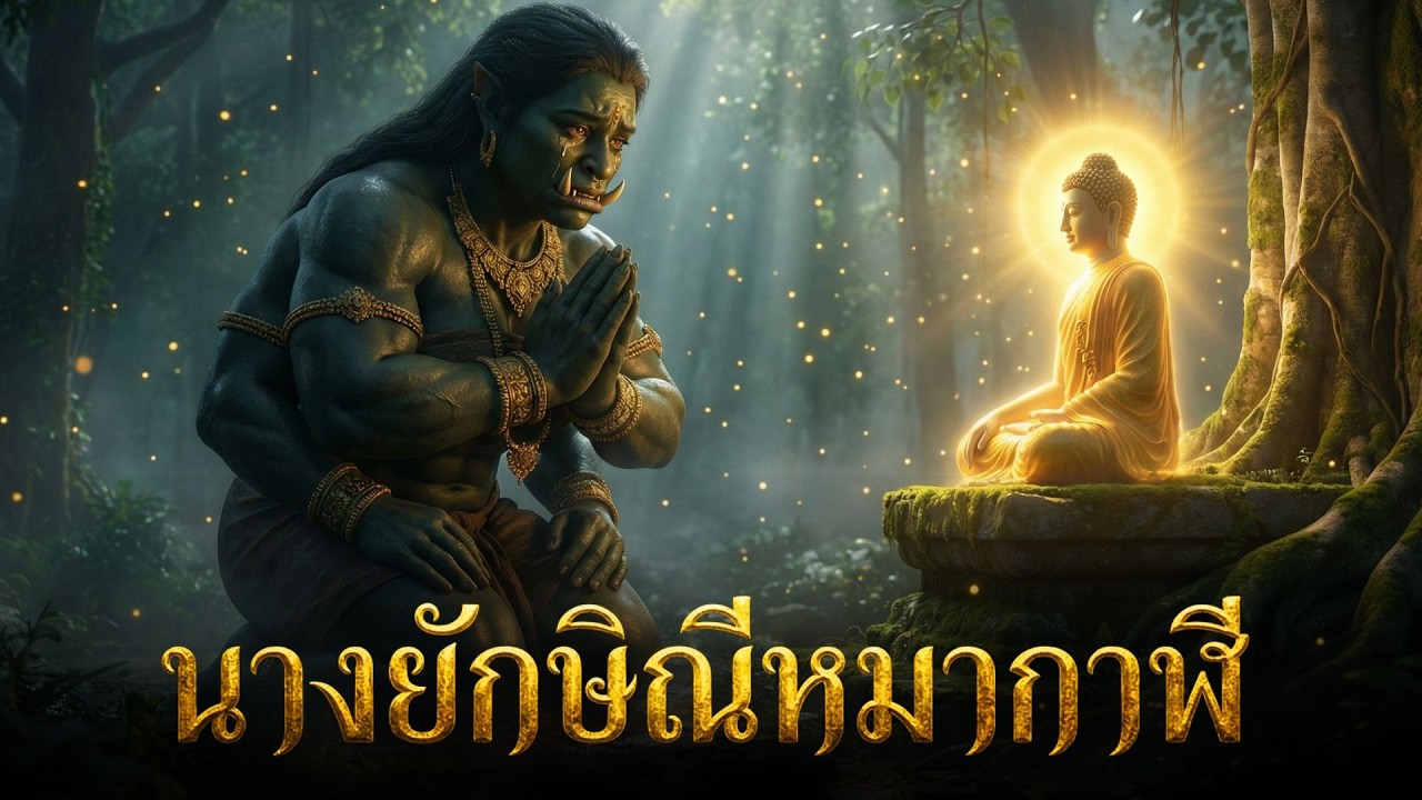 นางยักษิณีหมากาฬี อาฆาตข้ามภพข้ามชาติ จนพระพุทธเจ้าต้องมาห้าม l #ตนเล่าธรรม