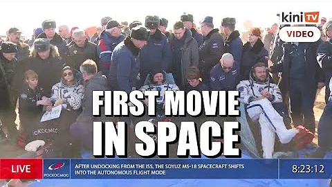 Russian actor and director making first movie in space return to Earth after 12 day mission - DayDayNews