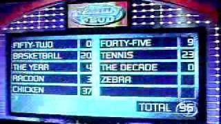Family Feud - Hard to eat without teeth stereotype