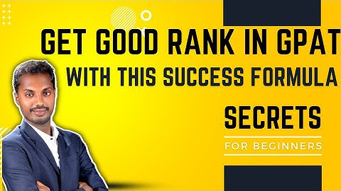 GPAT Coaching || How to get Good rank in GPAT || GPAT Coaching near me