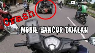 Daily MotoVlog - Mobil Hancur dijalan || Makassar Motovlogger | Rider Cadel