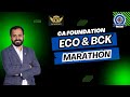 Ca foundation  eco  bck  marathon  ca prashant sarda